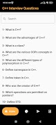 C++ Interview Questions Screenshot 1