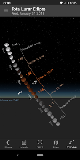 2 Schermata Lunescope Pro: Moon Phases+
