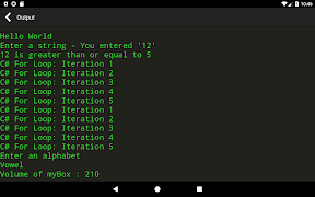 C# Programming Compiler تصوير الشاشة 5