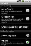 ProxyDroid syot layar 1