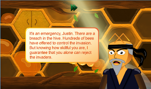 Justin the Bee: Ninja Runner screenshot 5