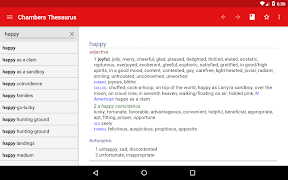 Chambers Thesaurus captura de pantalla 5
