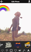 برنامه‌نما Rain Effect Magic Photo Editor عکس از صفحه