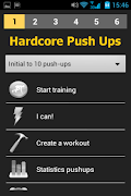پوستر Hardcore Push Ups