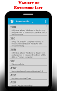 File extensions স্ক্রিনশট 1