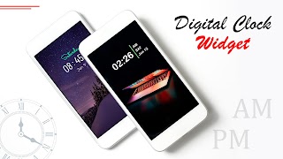 برنامه‌نما Clock Widget - Digital Widget عکس از صفحه