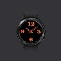 Orange Bubble watchface screenshot 2