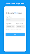 Date Countdown App imagem de tela 1
