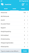 HashChat for Twitter স্ক্রিনশট 1