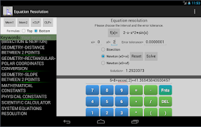 برنامه‌نما Equations Resolution عکس از صفحه