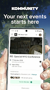 Kommunity: Explore Events poster