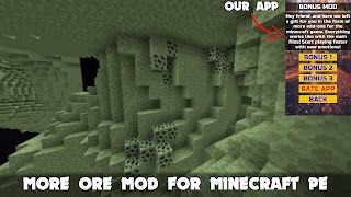 Ore Mod for Minecraft PE captura de pantalla 3