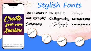 Calligraphy Font App تصوير الشاشة 1