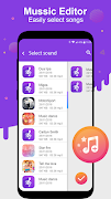 برنامه‌نما Music Editor عکس از صفحه