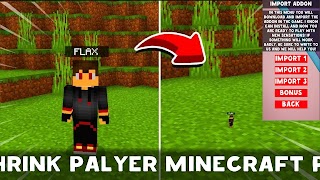 Shrink Player Mod Minecraft постер