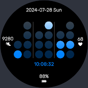 Binary Clock Watch Face capture d'écran 2