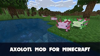 برنامه‌نما Axolotl Mod for Minecraft PE عکس از صفحه