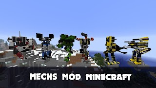 Mechs Mod for Minecraft PE الملصق
