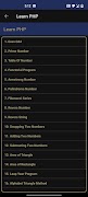 Learn PHP Language imagem de tela 3