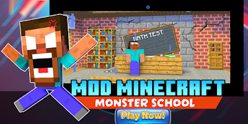 Monster School Mod Minecraft ảnh chụp màn hình 4