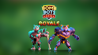 Bomb Bots Arena - Multiplayer تصوير الشاشة 1