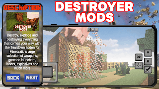 Mods Destroy for Minecraft PE screenshot 6