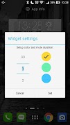 Mute Timer Widget تصوير الشاشة 1