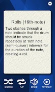 برنامه‌نما Drums Notes Flash Cards عکس از صفحه