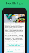 BMI Calculator & Health Tips স্ক্রিনশট 2