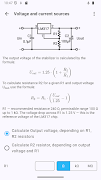 Electronic circuits calculator captura de pantalla 2