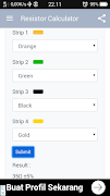 1 Schermata Resistor Color Code Calculator [New]