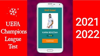 برنامه‌نما Champions League Quiz 2021 عکس از صفحه