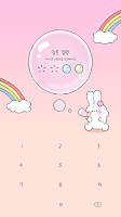 카카오톡 테마 - 비눗방울 바니_핑크 그라데이션_2 Screenshot 3