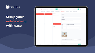 QR code Digital Menu by Blend poster