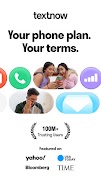 TextNow: Call + Text Unlimited 截图 1