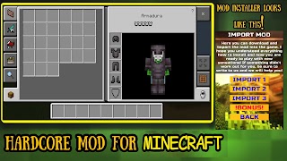 Hardcore Mod For Minecraft-poster
