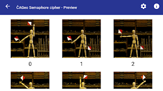 CAGeo Semaphore cipher screenshot 2