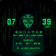 4 Schermata Hacker Watch Face