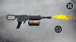 Simulateur de lance-flammes Affiche