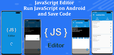 JavaScript editor: Run JS Code الملصق