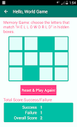 Hello, World Game ภาพหน้าจอ 3