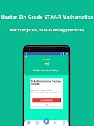 Grade 6 STAAR Math Test & Prac poster