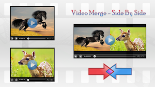 Video Merge - Seite an Seite Plakat