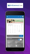 برنامه‌نما U-Connect LMS عکس از صفحه