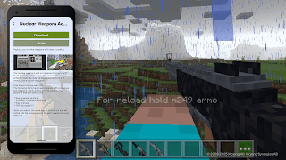 weapons mod for minecraft pe ภาพหน้าจอ 7