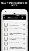 All Sample Letters 截圖 1