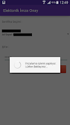 Elektronik İmza Uygulaması ภาพหน้าจอ 3