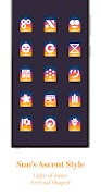Vertical Sunrise Icon Pack ảnh chụp màn hình 2
