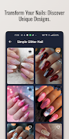 Simple Glitter Nail Art Design screenshot 4