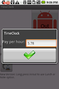 TimeClock Punch In الملصق